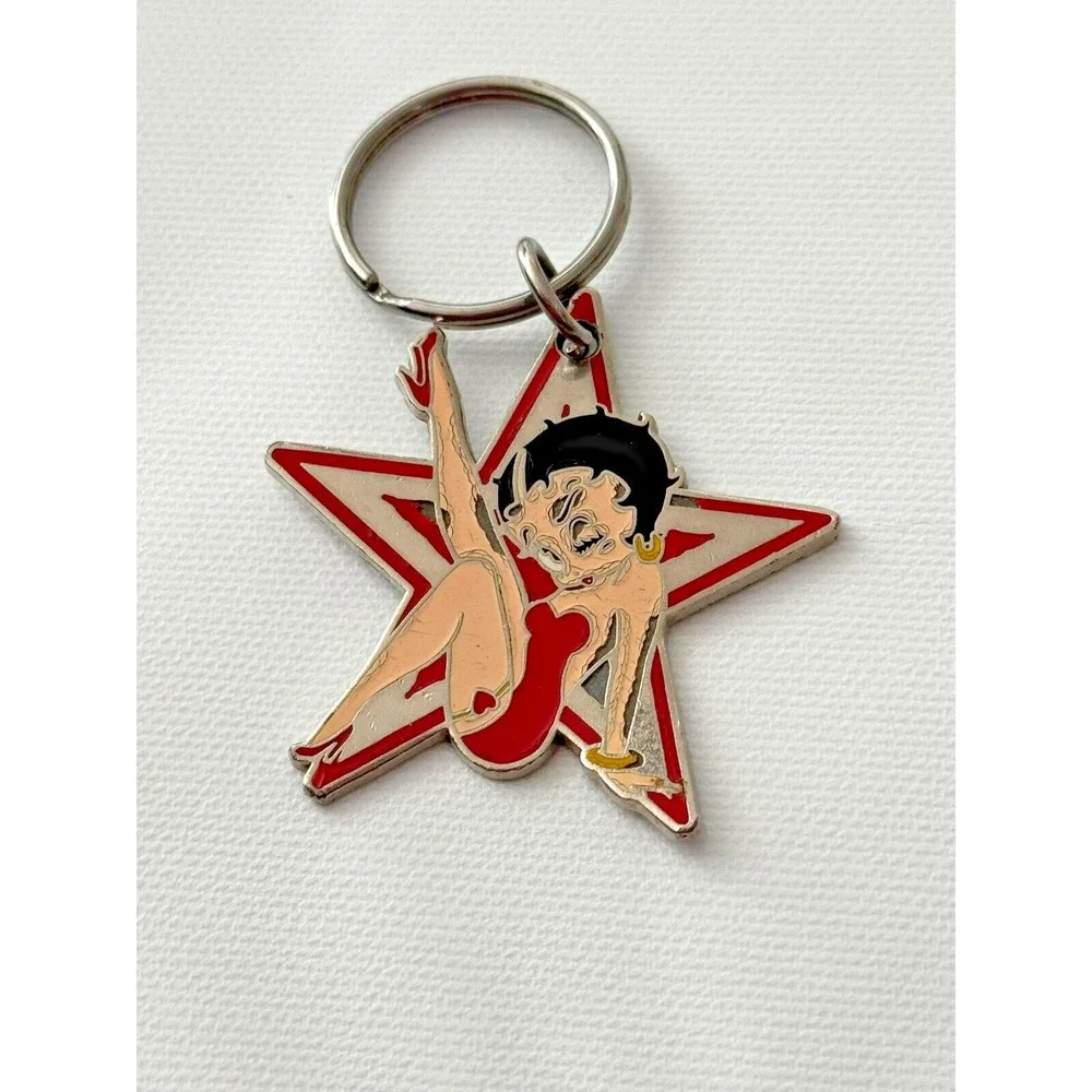 Betty Boop Star PlastiColor‎ Keychain 2006 Used